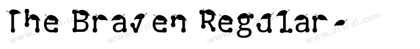 The Braven Regular字体转换